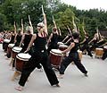 Taiko Trommelperformance - anklicken für größer